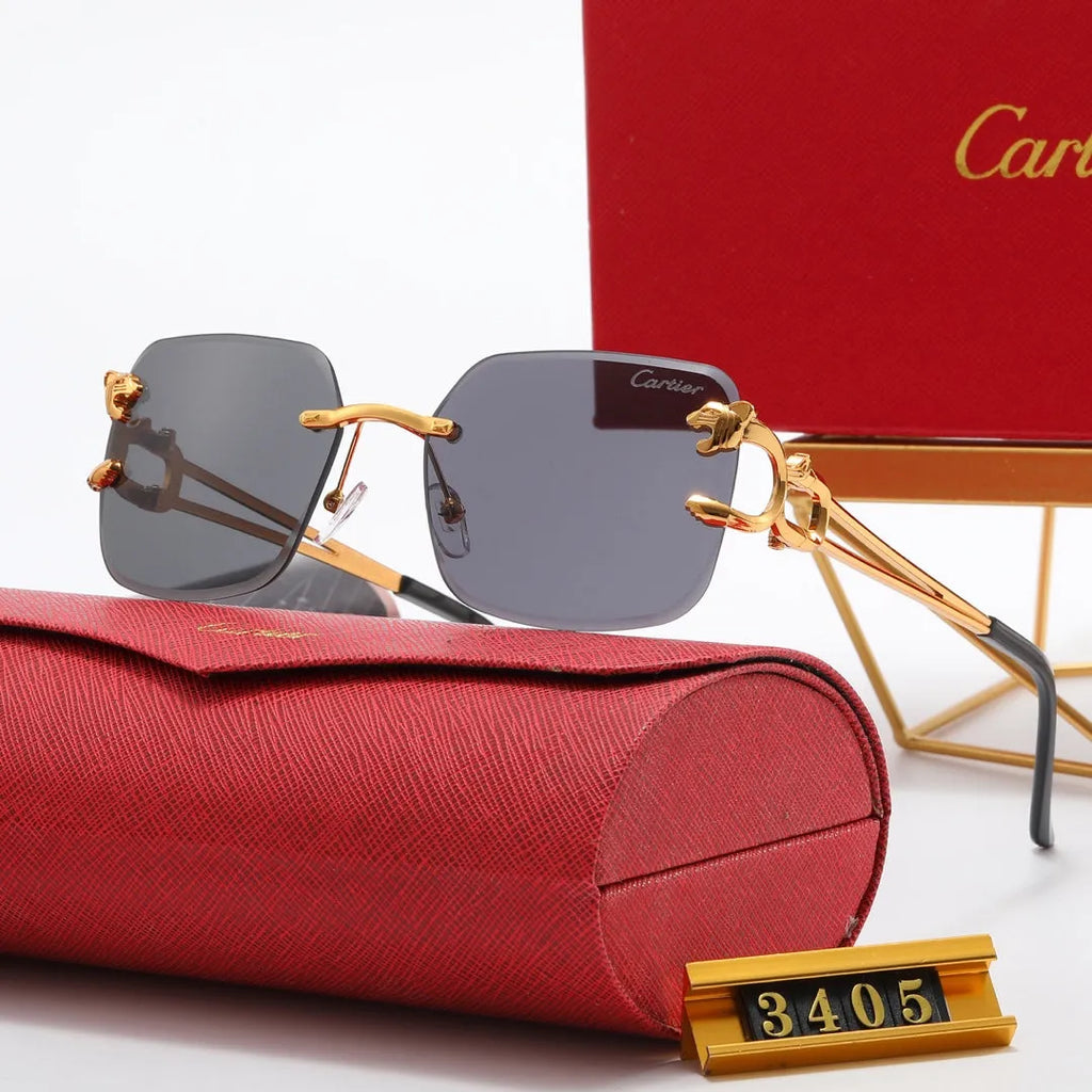 Leopard Frame Polarized Sunglasses X47450