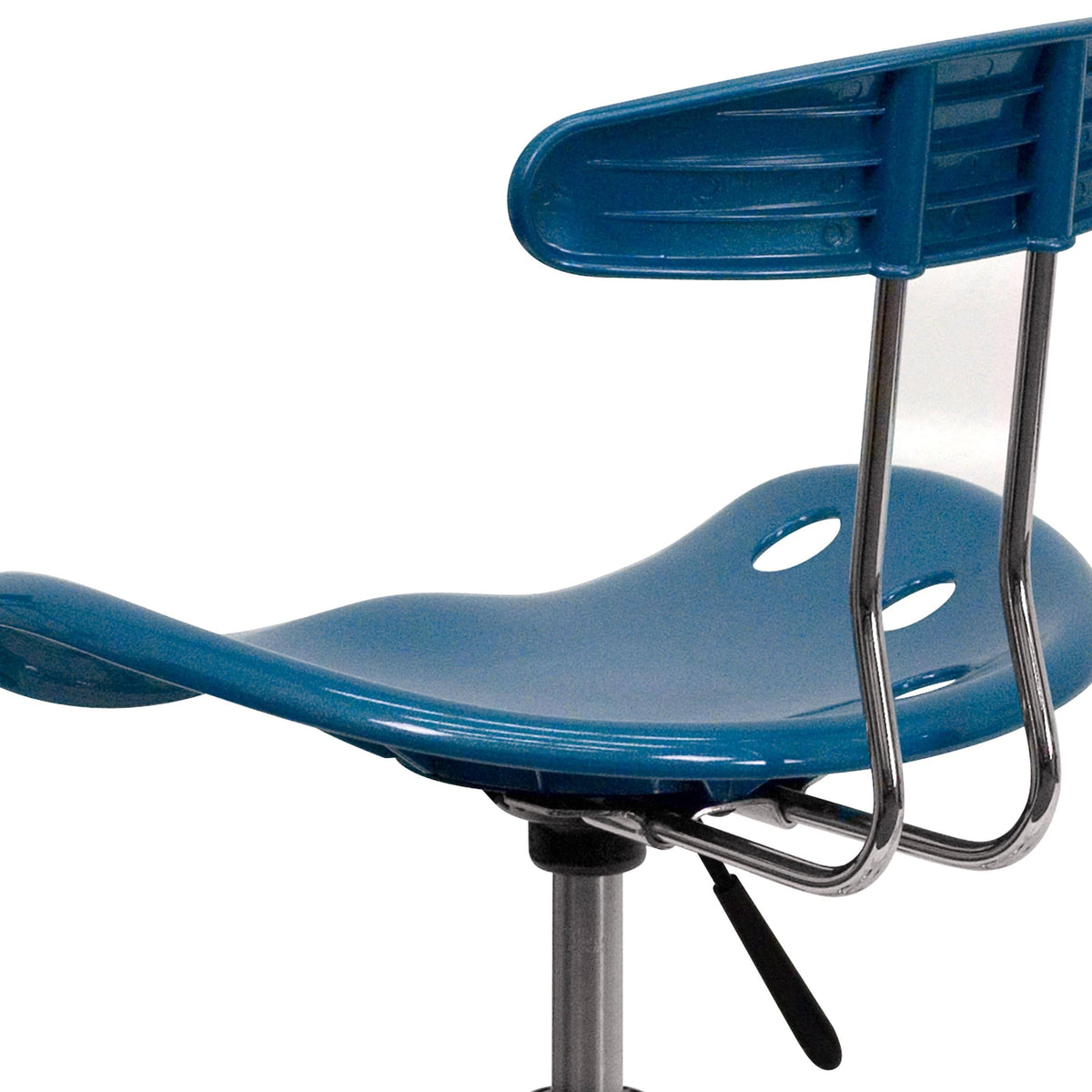 Pink Adjustable Swivel Chair with Tractor Seat U297