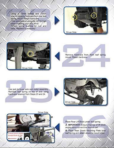 6x22 A-Arm Lift Complete Kit for Club Car Precedent Golf Carts J395735