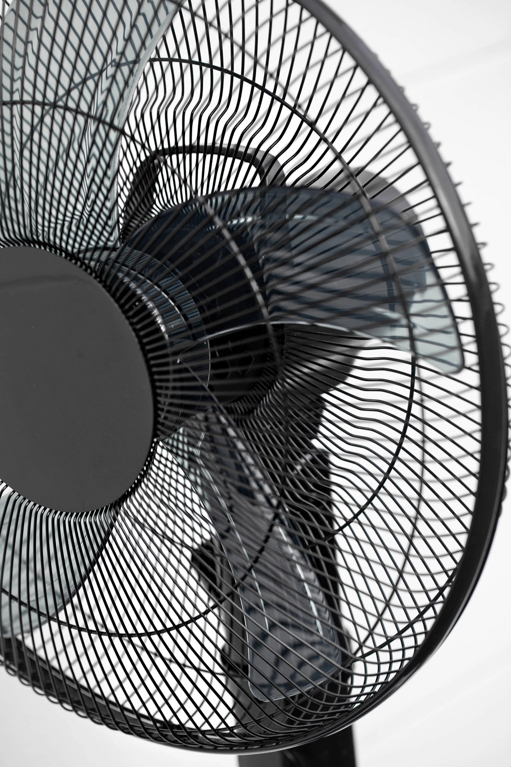 16 12-Speed Adjustable Height Pedestal Fan with Remote Control, Black K650871