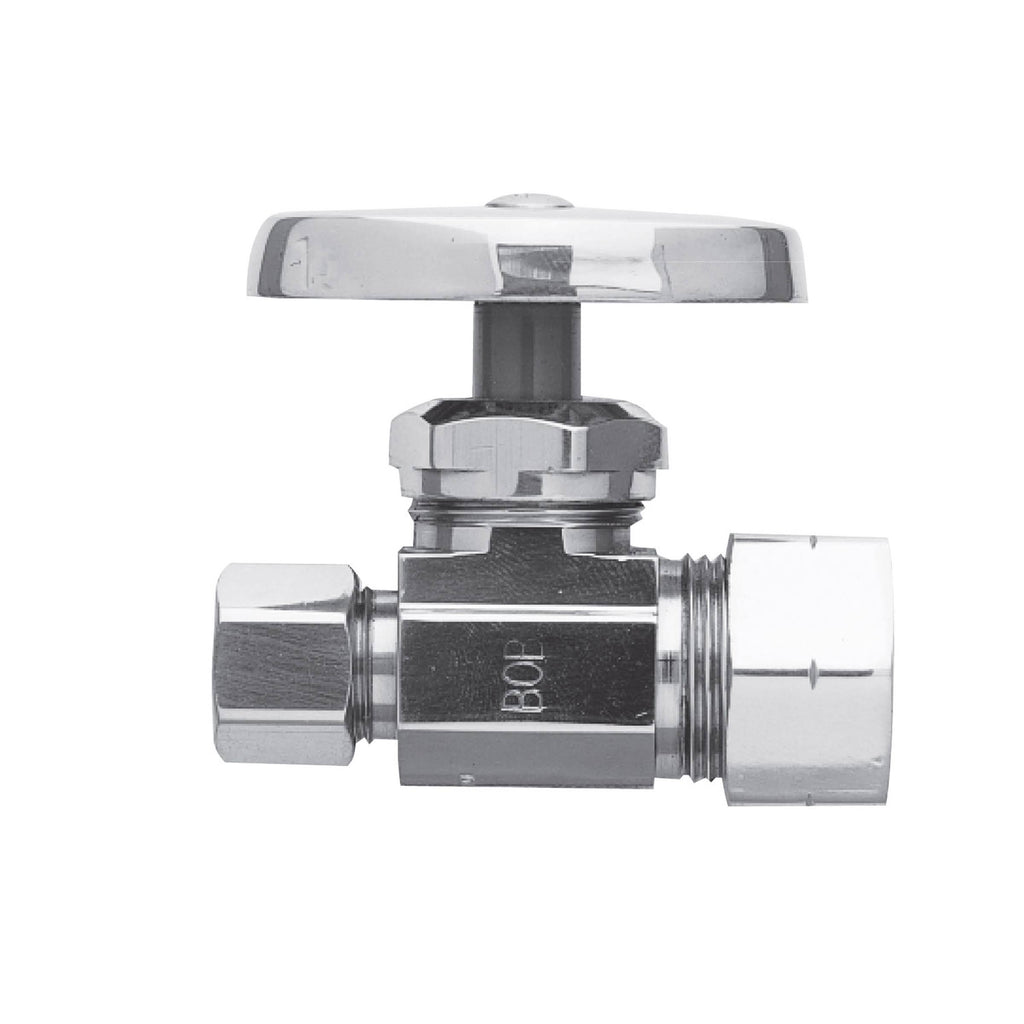 1/2x22 Compression Straight Valve P832