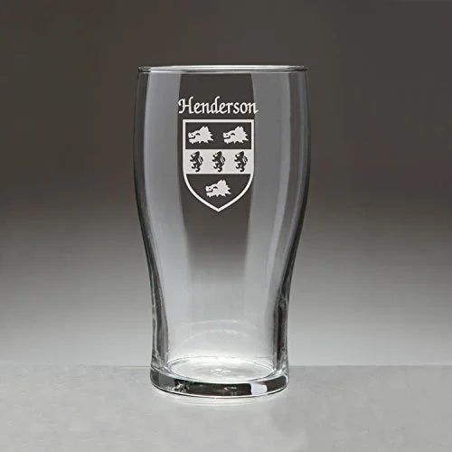 Irish Coat of Arms Tavern Glasses Set of 4 T3839