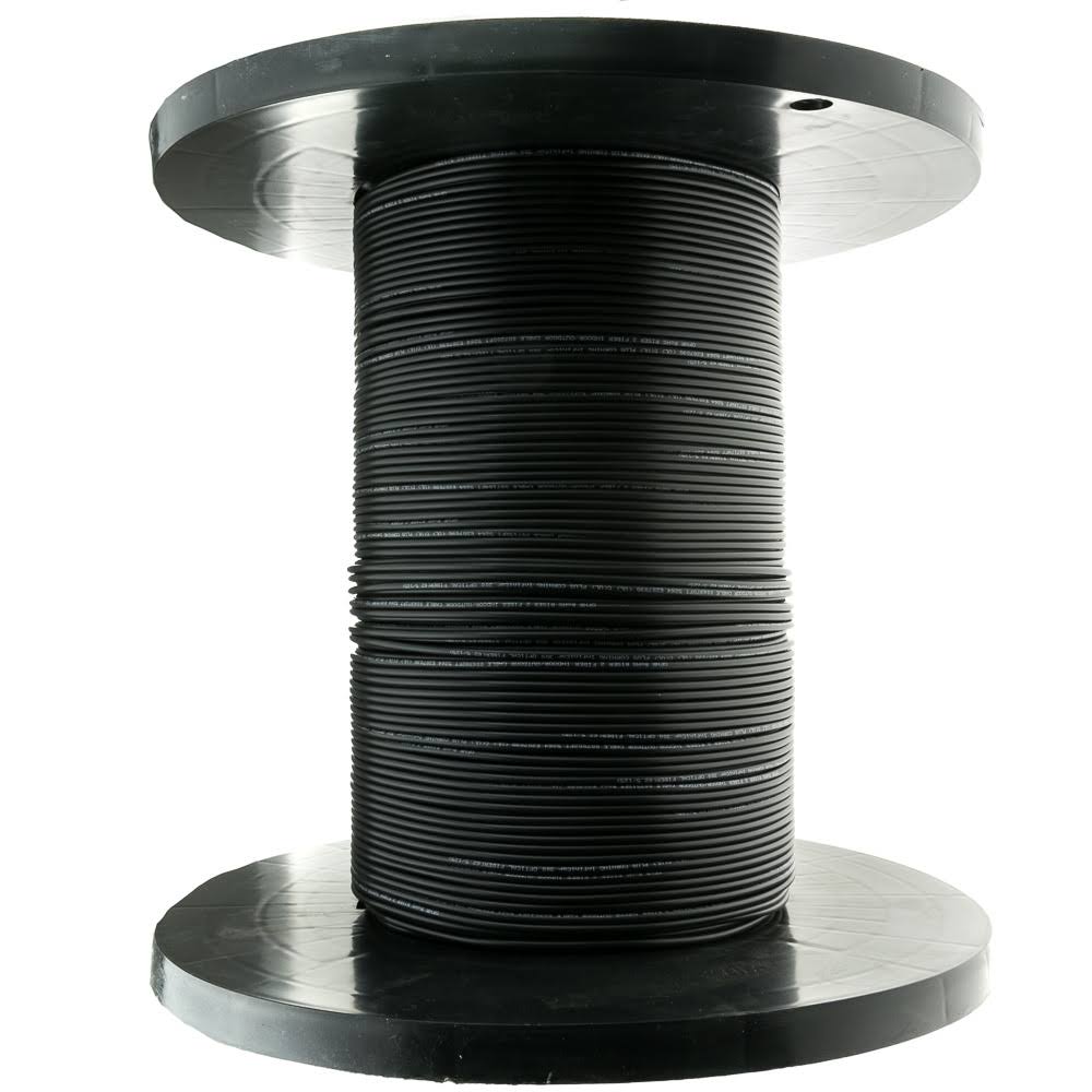 1000ft Black Outdoor Multimode Fiber Optic Cable J35077