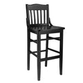 Black Wooden Bar Stool D6944
