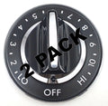 2 Pk Surface Burner Knob I416