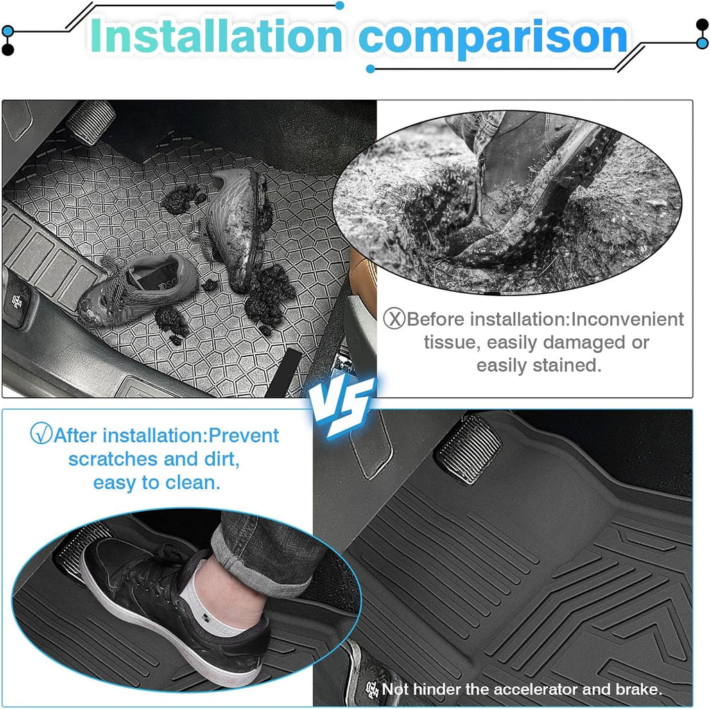 All Weather Floor Liners 1st & 2nd Row 3D TPE B485