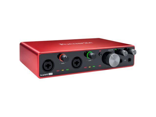 USB Audio Interface with Studio Headphones, Mic Stand, Headphone Holder, Pop Filter X83592