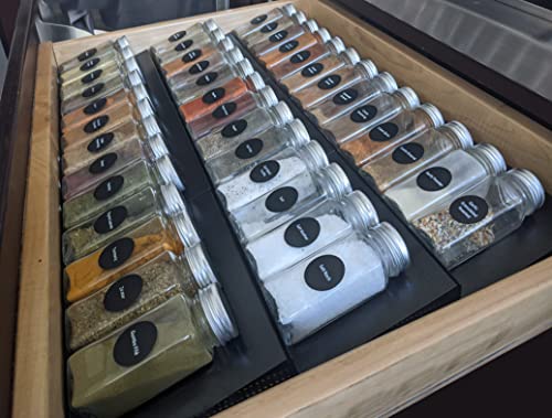 Set of 9 Expandable Drawer Spice Rack Organizer T198