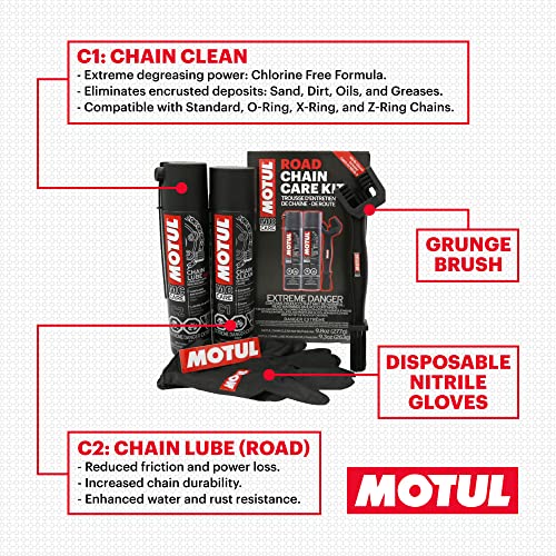 Motorcycle Chain Clean Lube Kit F96442