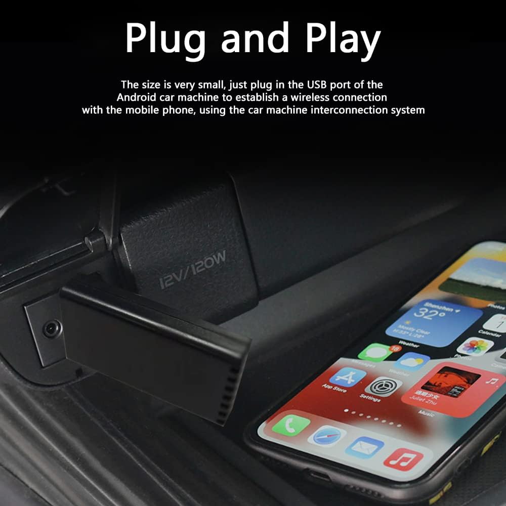 Wireless CarPlay Adapter with USB Plug and Play R66624