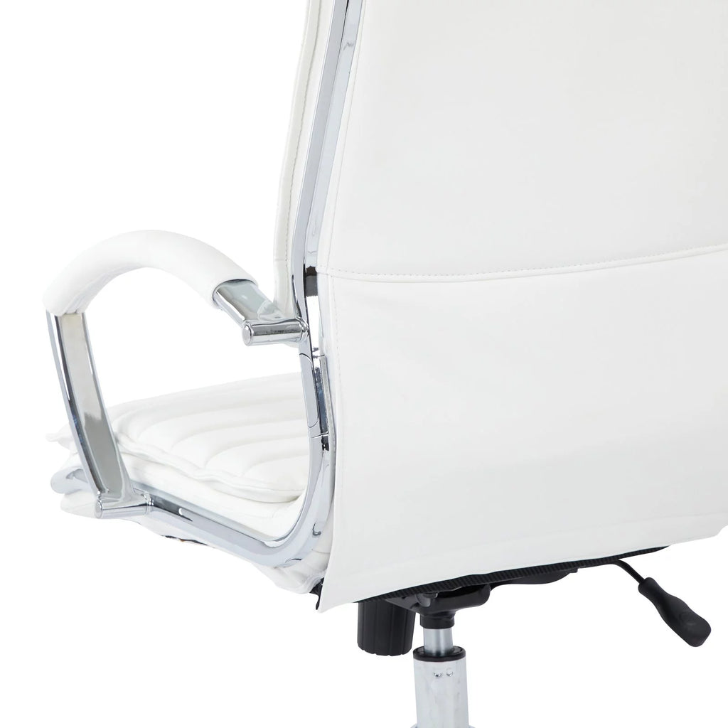 White Faux Leather High Back Manager's Chair G949817