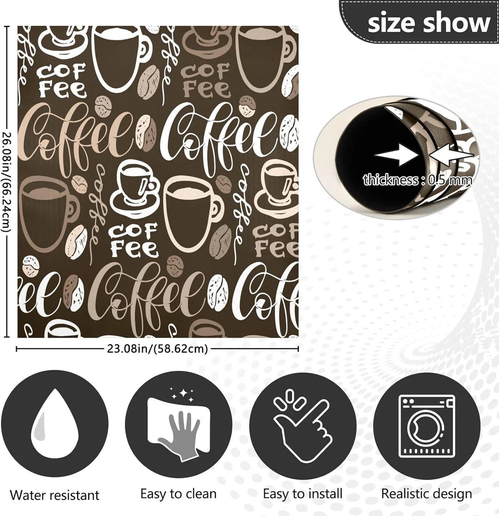 Coffee Cup Dishwasher Magnet Cover 23" x 26" E15893