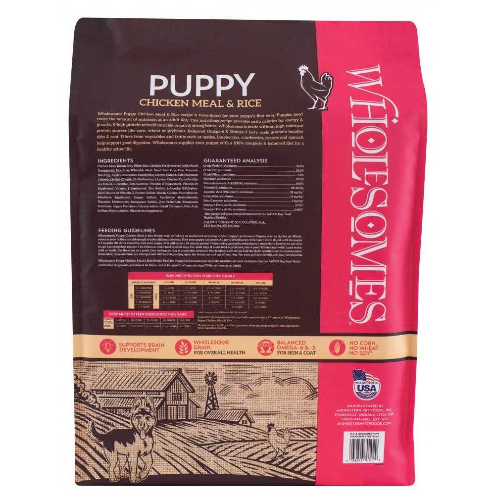 Chicken Meal & Rice Dry Dog Food M1635