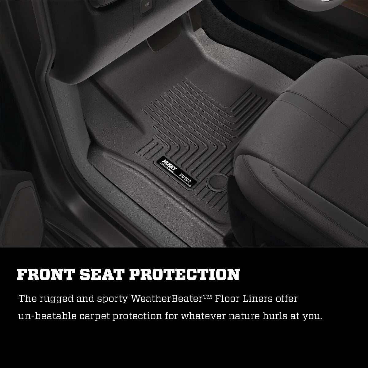 Black 2nd Seat Floor Liner A2926