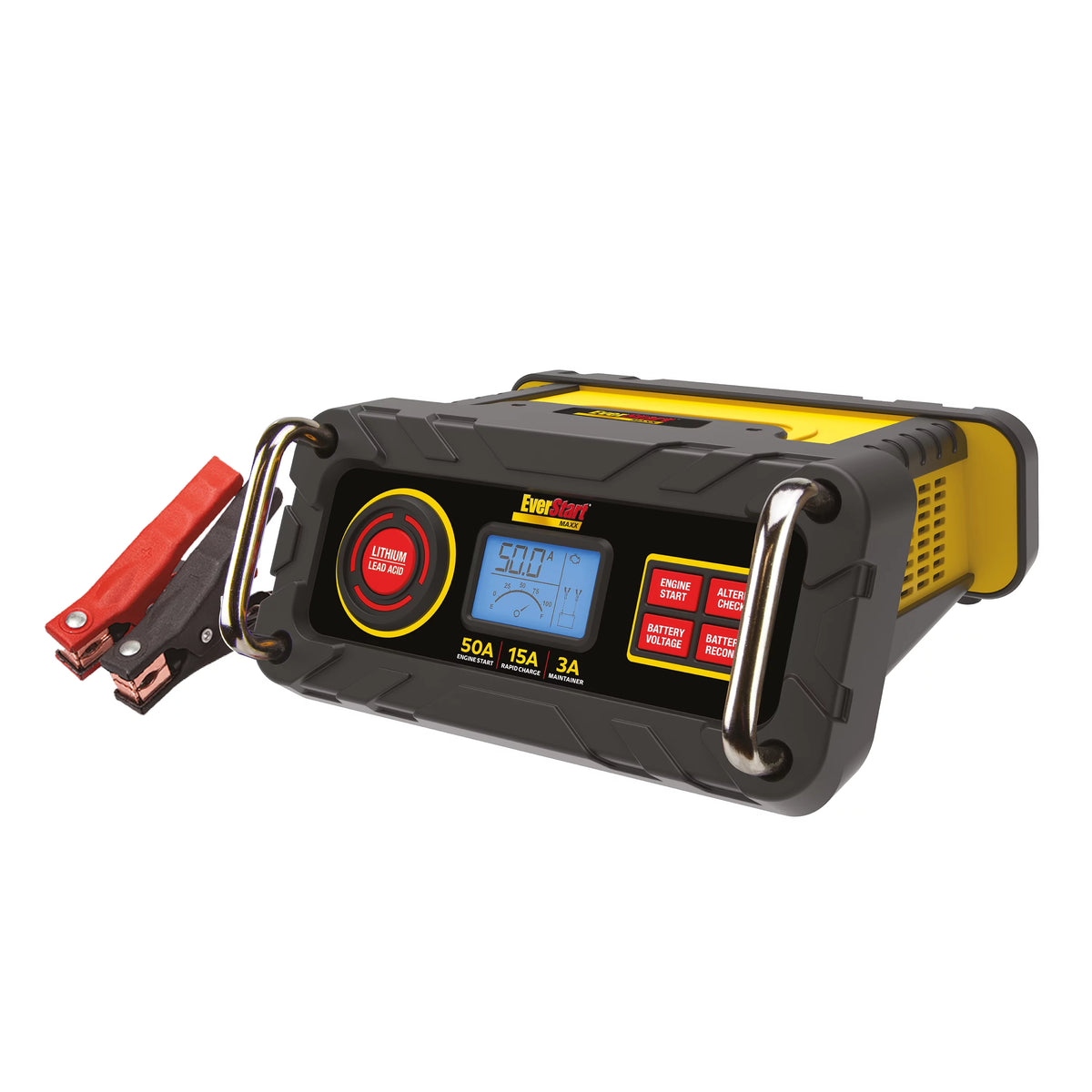 15 Amp Automotive Battery Charger with 50 Amp Engine Start U507
