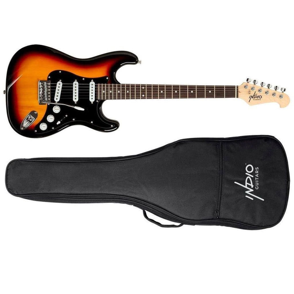 Sunburst Electric Guitar with Gig Bag D302331