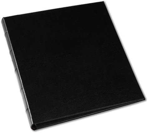 Red Leather Presentation Binder with Window and Hubbed Spine, Pack of 2 R977533