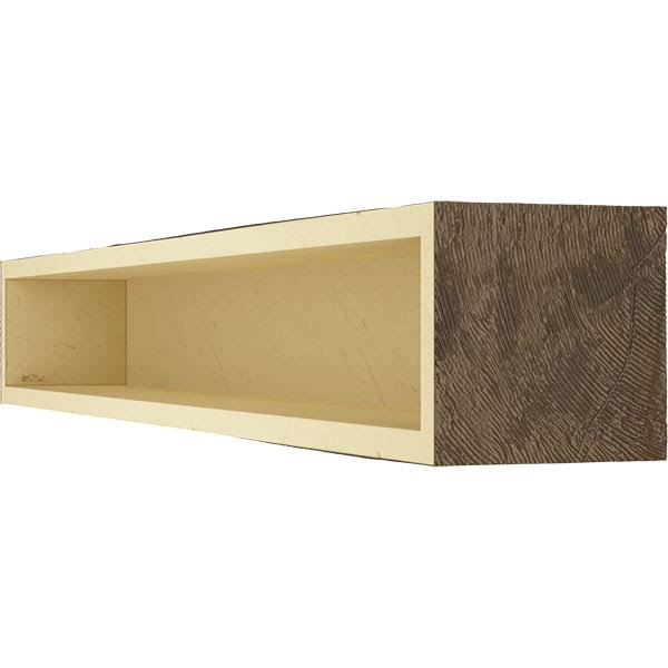 Pecky Cypress Faux Wood Fireplace Mantel O1358