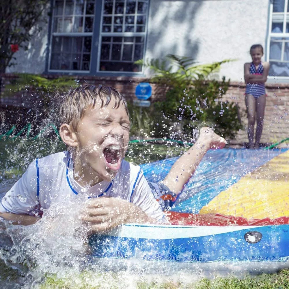 16FT Double Water Slides with Sprinklers I32616