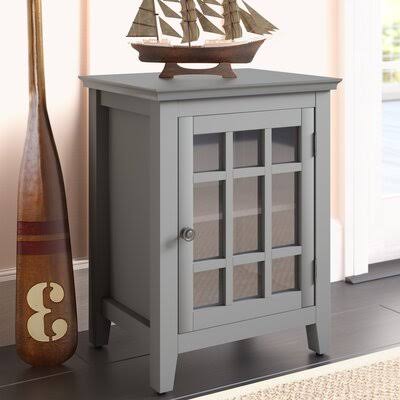 Gray 1 Door Accent Cabinet M529