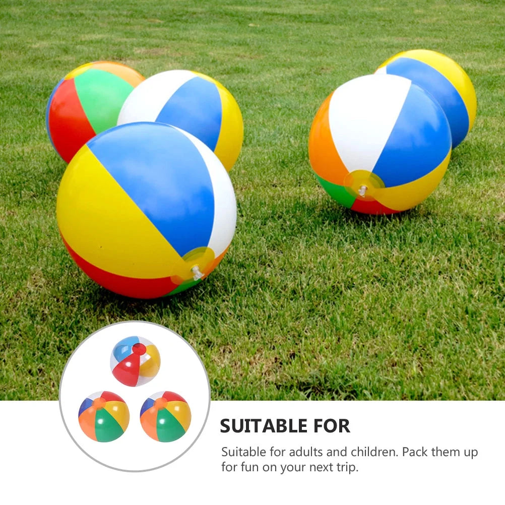 3Pcs Inflatable Beach Ball Pool Water Toy D8022