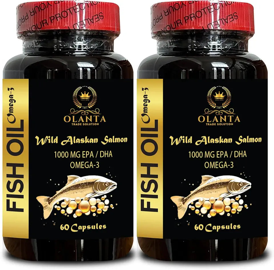 Omega 3 Fish Oil Supplements 120 Capsules D6848