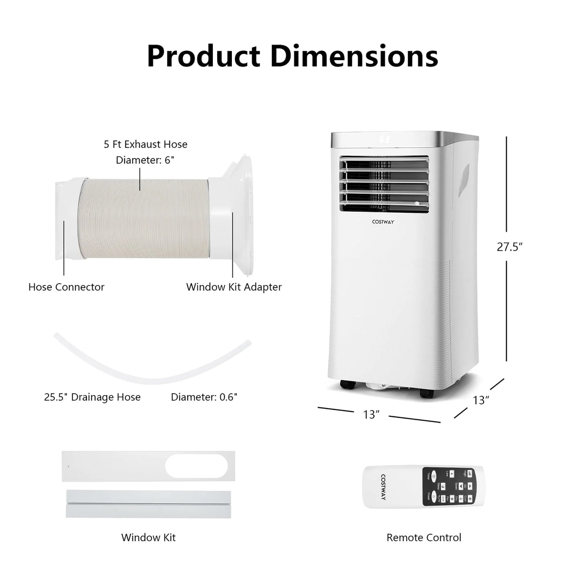 5000 BTU Portable Air Conditioner R6933