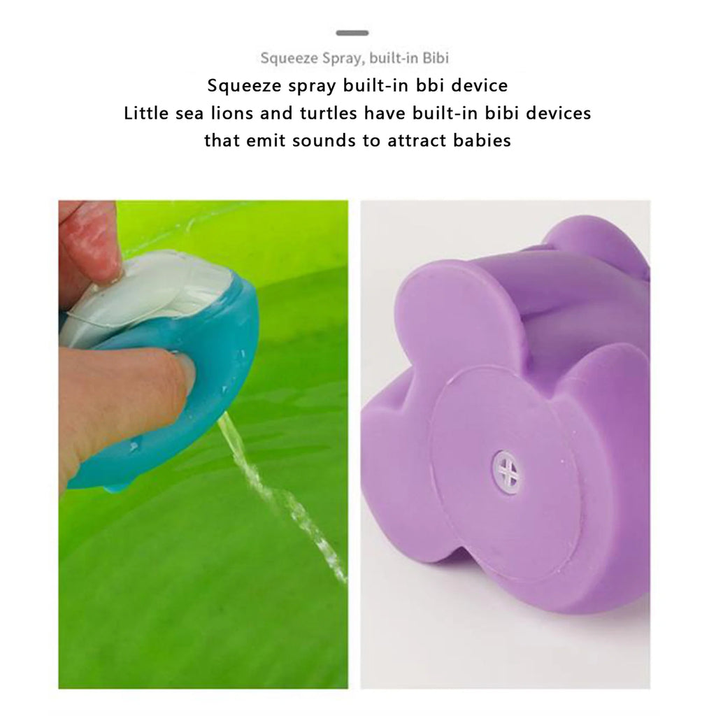 Color Changing Floating Baby Bath Toys with Net S5024