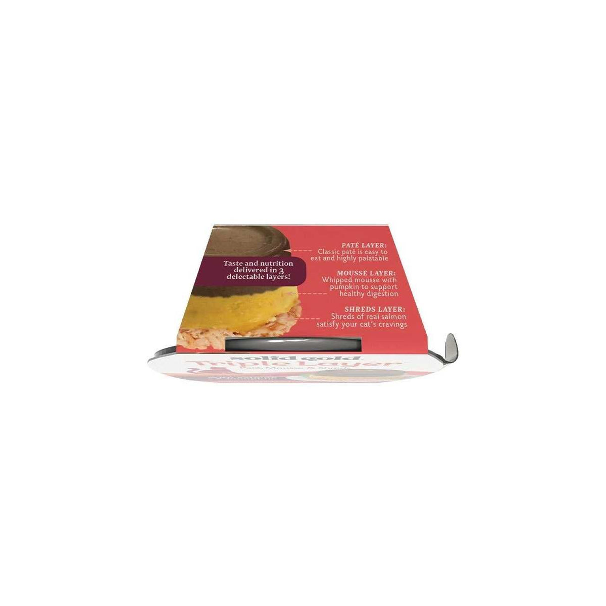 Solid Gold Triple Layer Pate Mousse & Shreds Pumpkin Cat Food V834