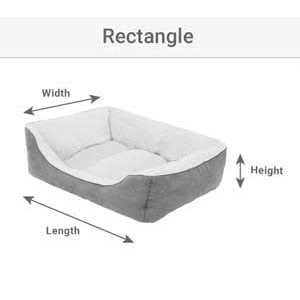 Quilted Orthopedic Bolster Dog Bed K222