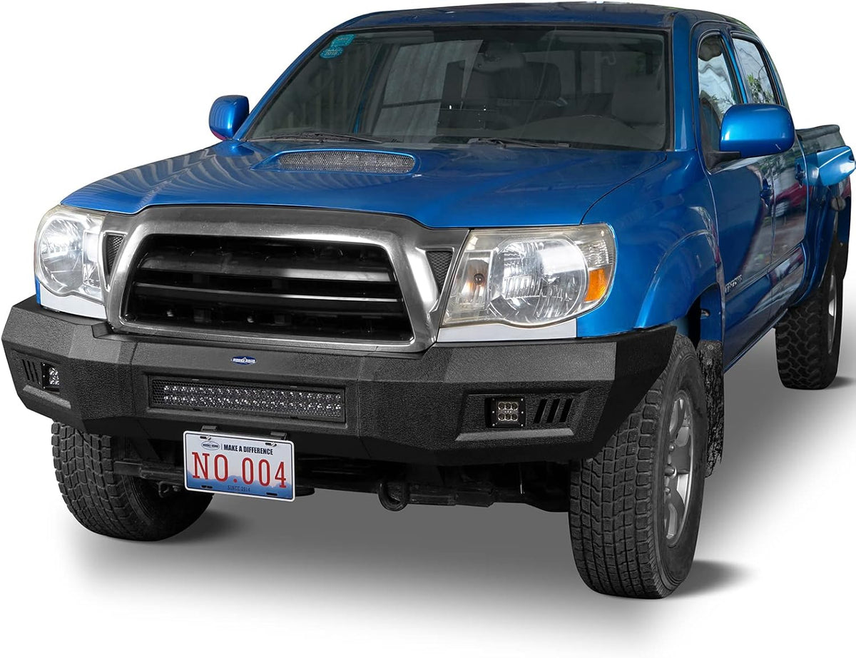 Front Bumper with License Plate Mount and LED Lights V20697