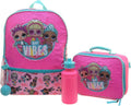 Turquoise Rainbow 4 Piece Backpack Set with Lunch Bag Y312085