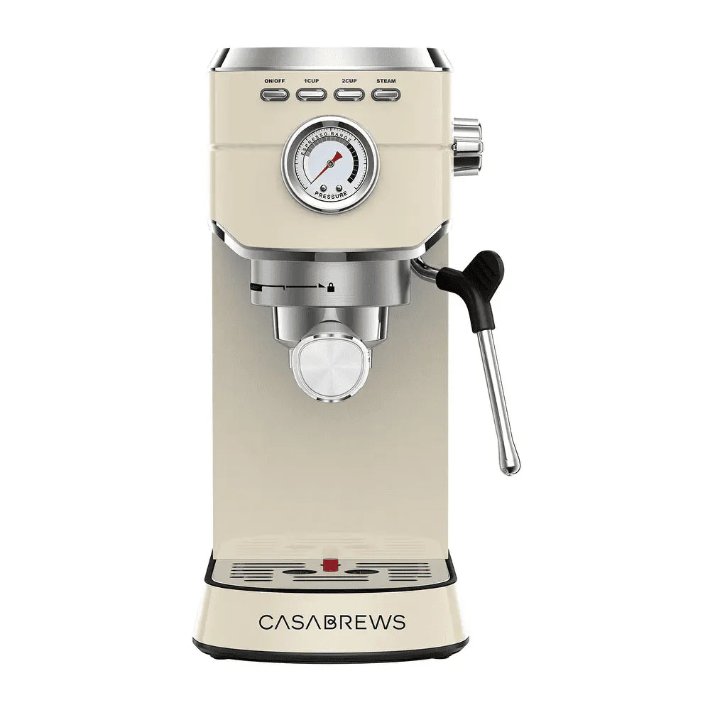 20 Bar Espresso Machine with Milk Frother Steam Wand, Stainless Steel Z46301