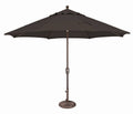 Black Octagon Push Button Tilt Market Umbrella Y52711