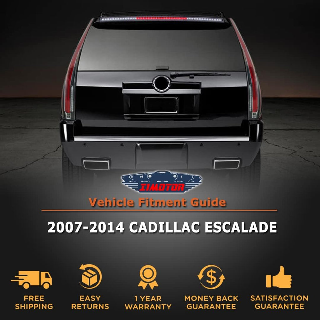 Black Red Housing LED Tail Lights for Cadillac Escalade S18750