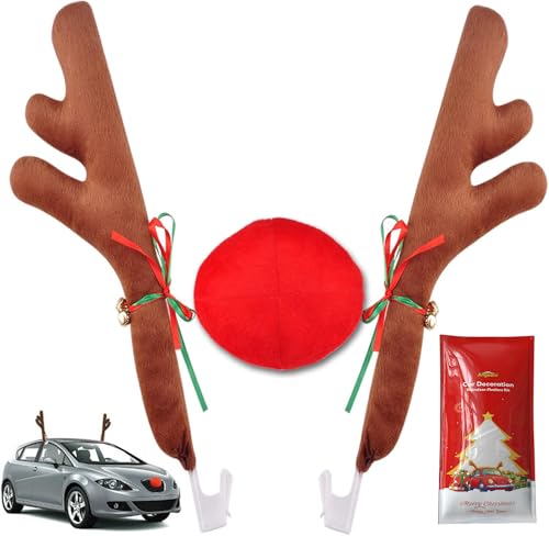 Car Reindeer Antler Kit with Tail Nose M37616
