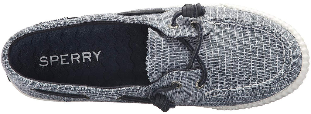Blue/White Pinstripe Sneaker O102