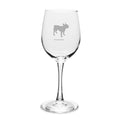 French Bulldog 12 oz White Wine Glass L405