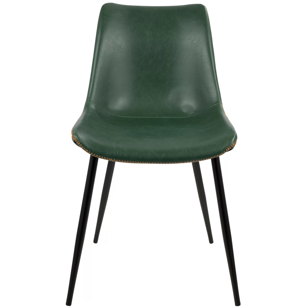 Grey Faux Leather Dining Chair Set of 2 T109
