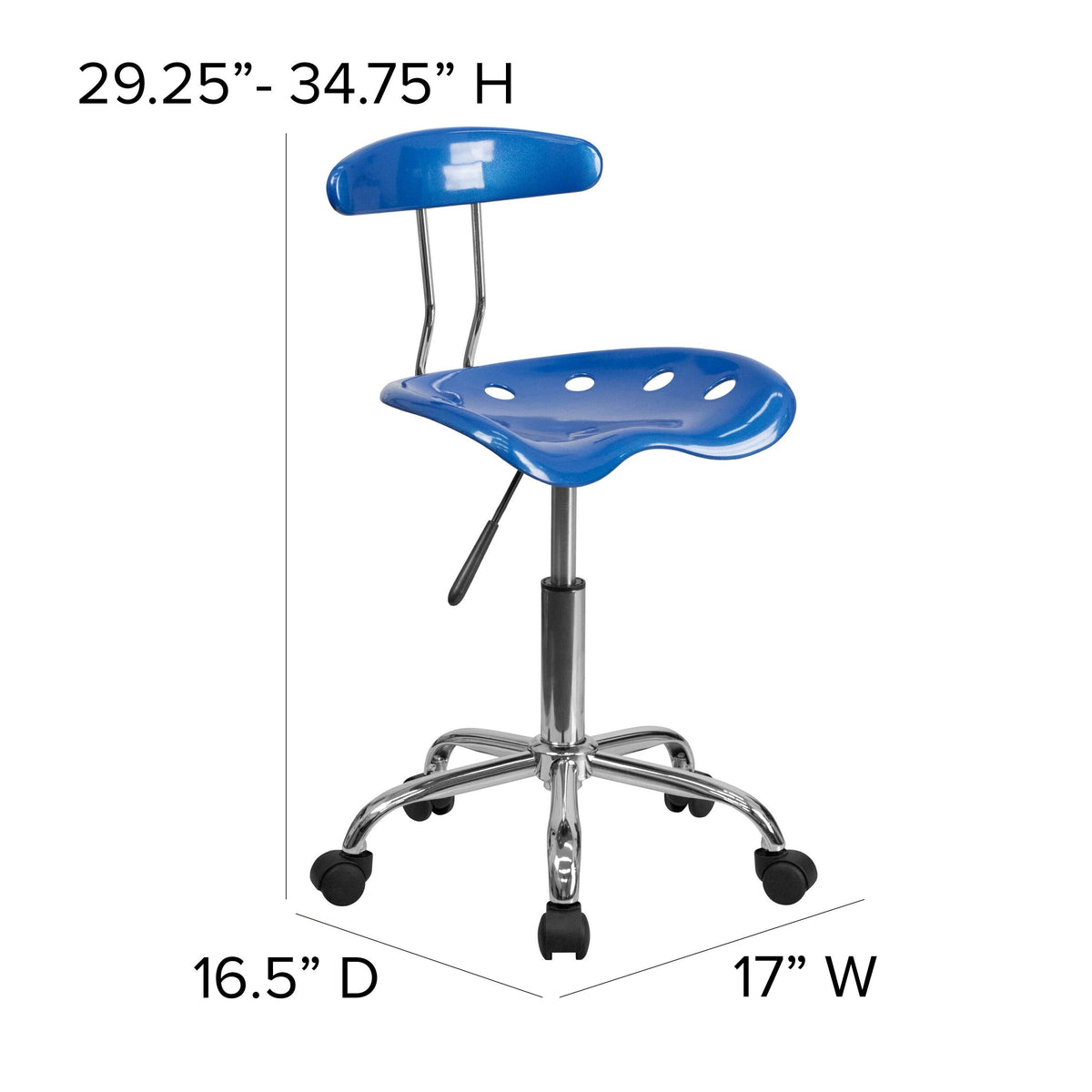 Pink Adjustable Swivel Chair with Tractor Seat U297