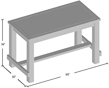 Wood Counter Height Dining Table Y73290