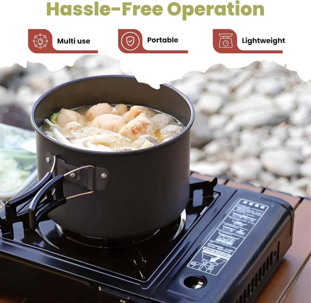 10,000 BTU Portable Dual Fuel Butane Propane Stove X6633
