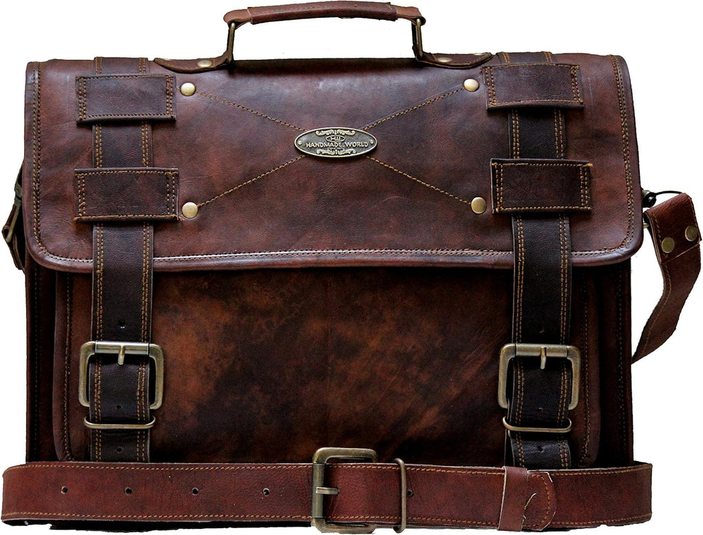 Brown Leather Laptop Bag M415661