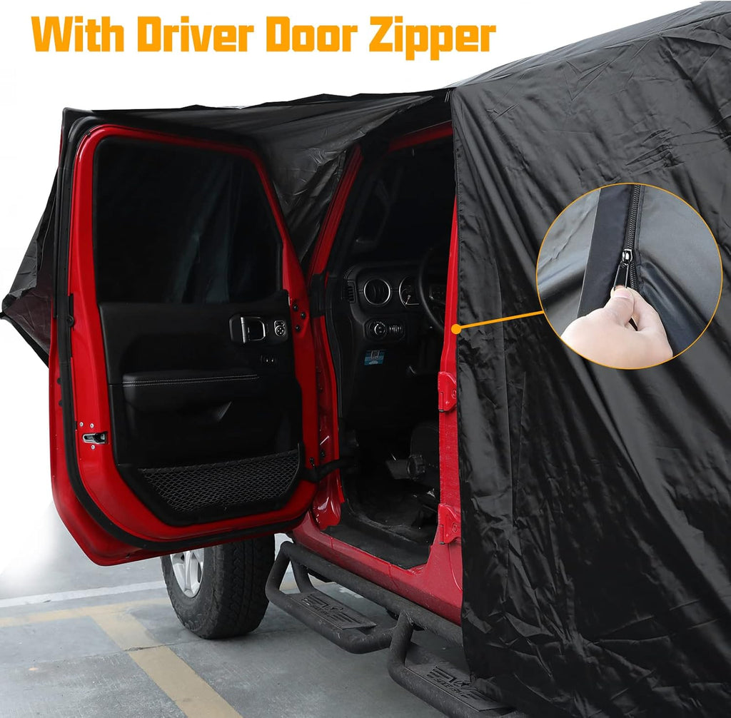 4 Door Full Car Cover with Driver Door Zipper Q46434