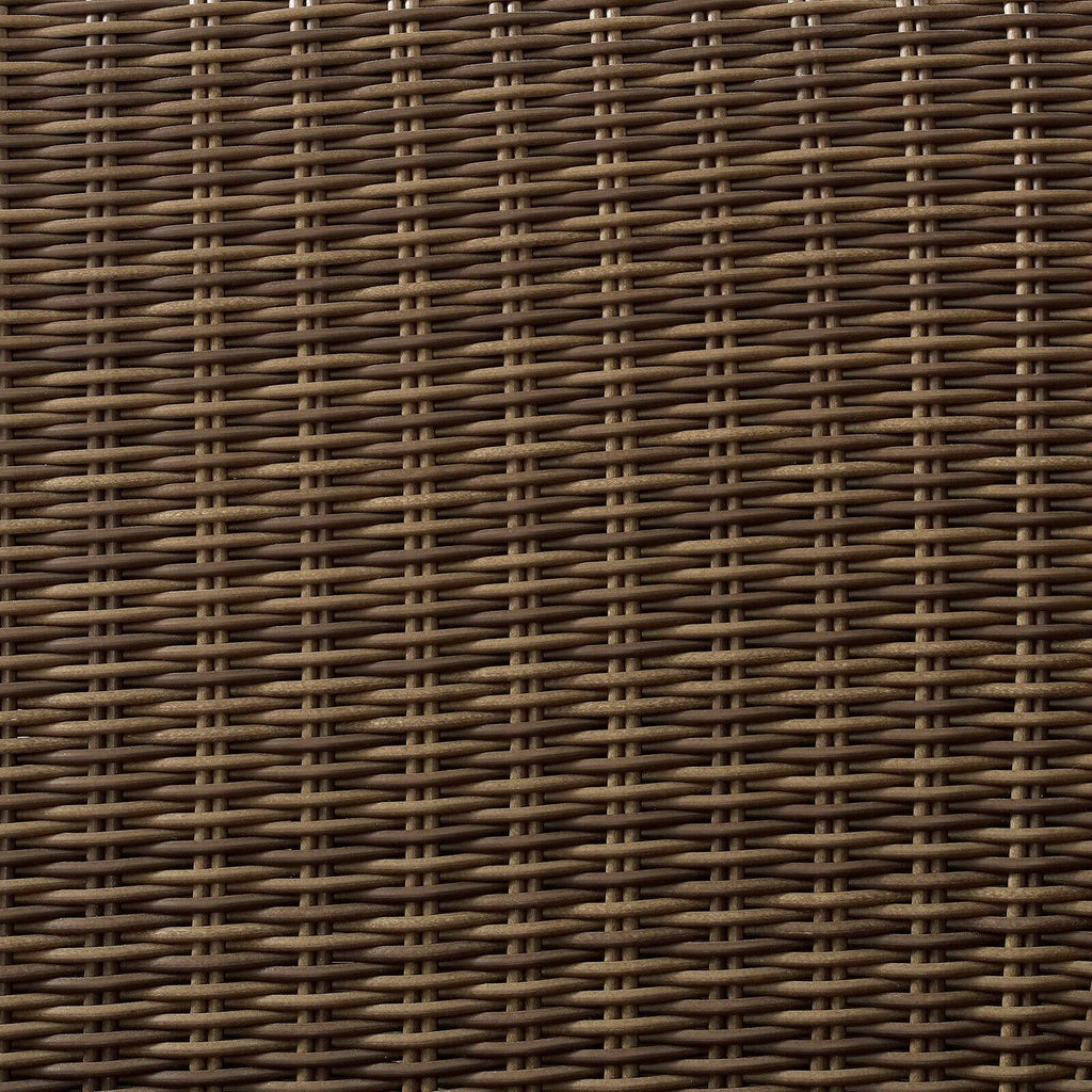 2 Piece Fabric Patio Sofa Set in Brown and Sand W88196