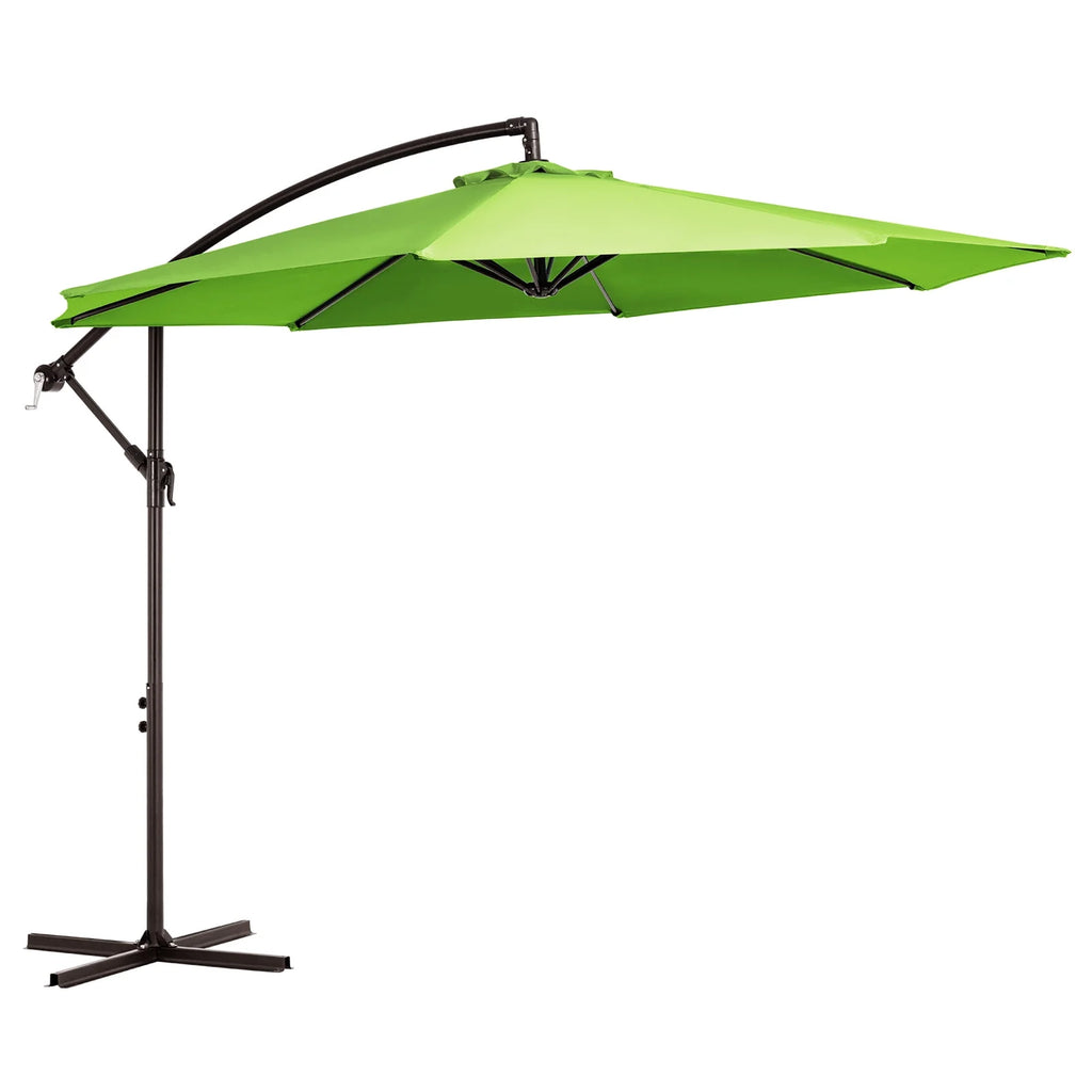 10ft Offset Hanging Cantilever Patio Umbrella Navy Blue P2382