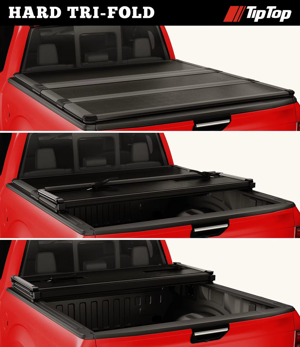 Tri-Fold Hard Tonneau Cover 6.9ft Bed N328