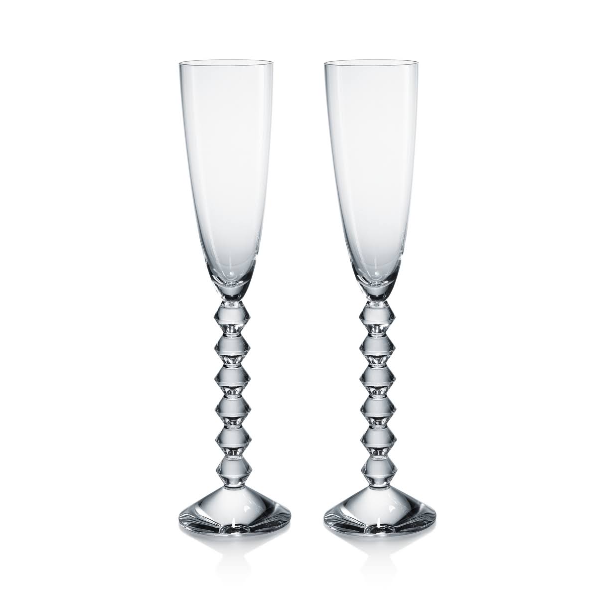 Blue Crystal Flute Set of 2 R2823