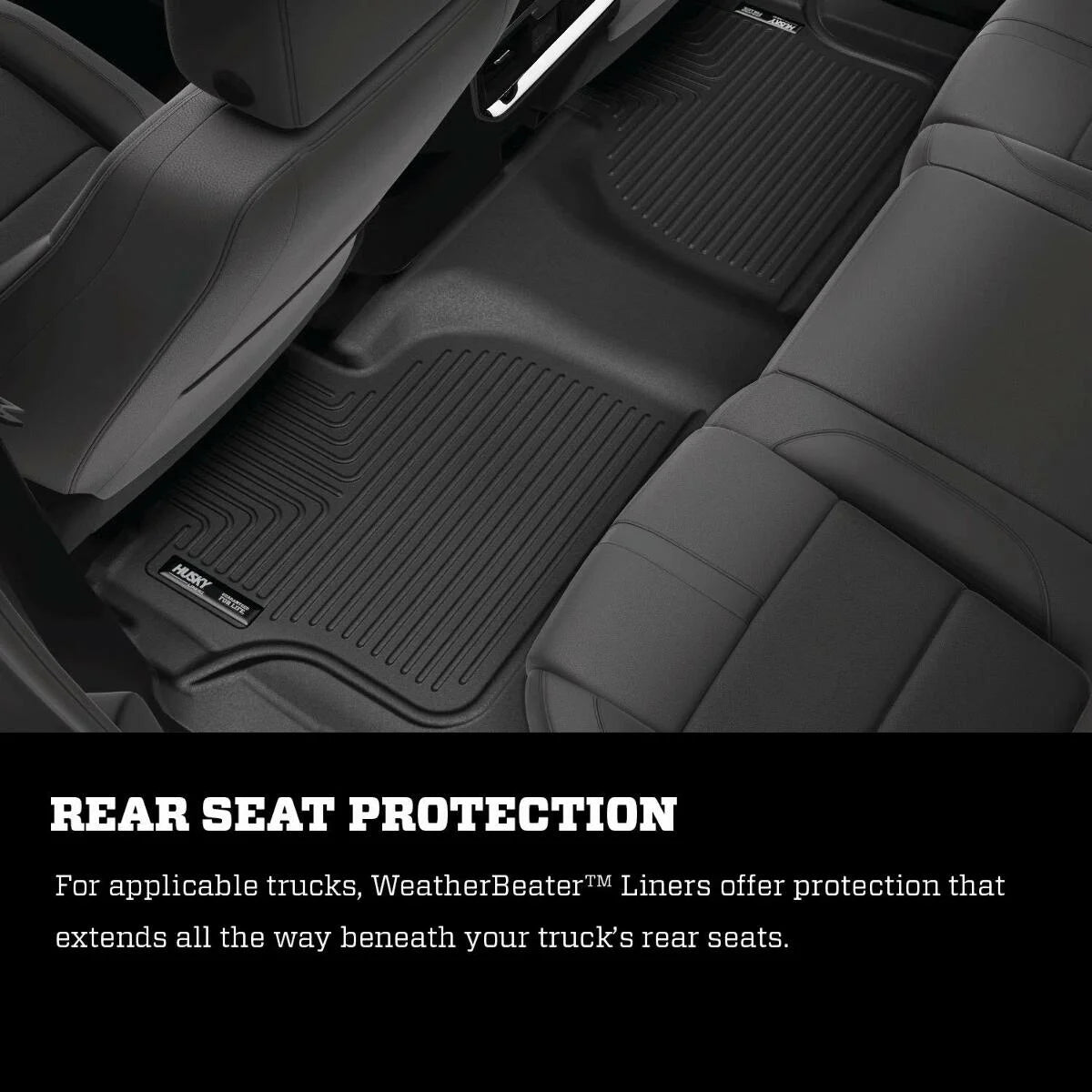 Black 2nd Seat Floor Liner A2926