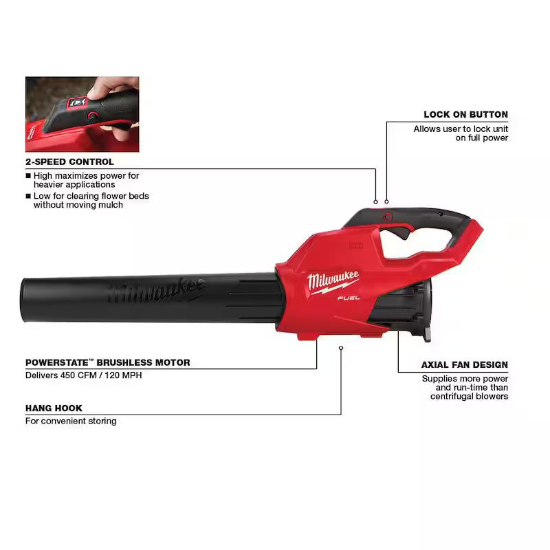 18-Volt Lithium-Ion Brushless Cordless Combo Kit (5-Tool) with Handheld Blower R172124